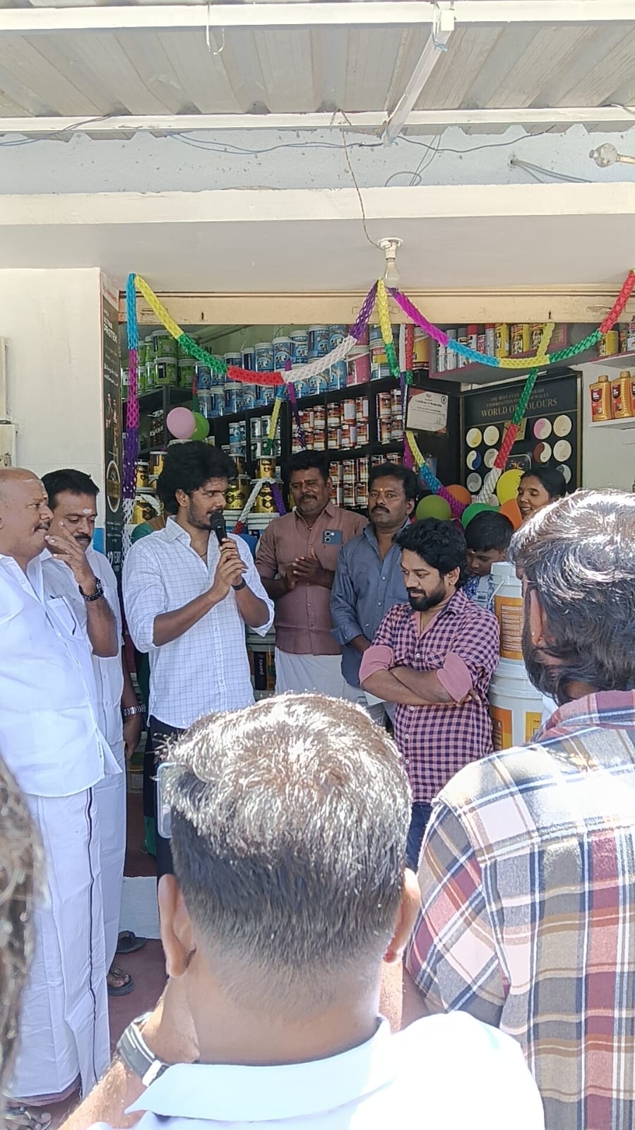 Sholavanthan shop visited mr kpy bala and kpy Vinoth sir